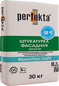 Штукатурка фасадная легкая машинного нанесения Перфекта ФронтПро Лайт зимняя серия