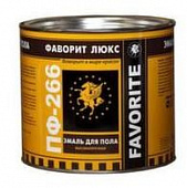 Эмаль для пола ПФ-266 Фаворит серия Люкс цвет золотисто-коричневый