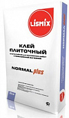 Клей плиточный влагостойкий с повышенной адгезией Лисмикс Normal Plus