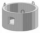 Кольцо колодезное с днищем КЦД-20-10ч
